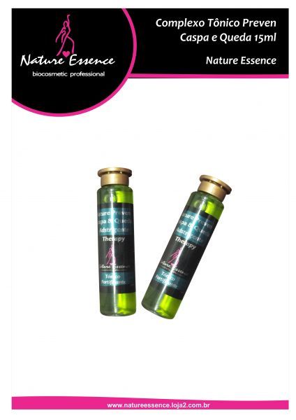 Complexo Nature Preven Caspa e Queda 15ml Cx 12 unid R$ 299,