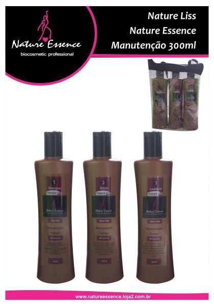 Kit Nature Liss 250g - Pós Progressiva Nature Essence