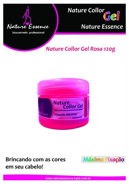 Nature Collor Gel Rosa 120g