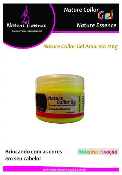 Nature Collor Gel Amarelo 120g