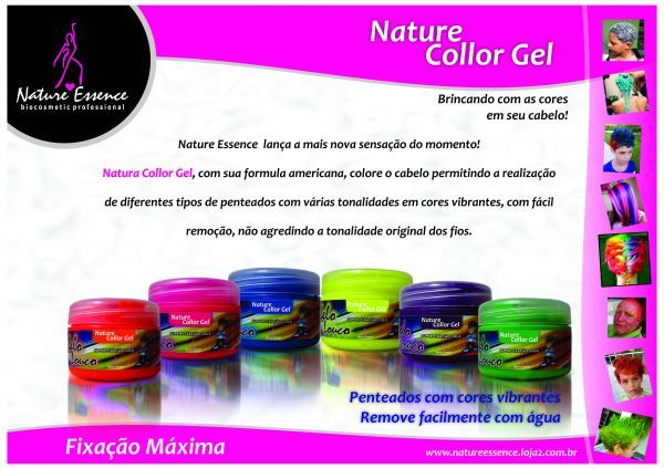 Nature Collor Gel 120g Kit Gel Collor Sortidos 8 unid.