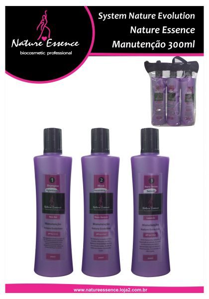 Kit Manutenção Nature Evolution 250g - 3 Passos